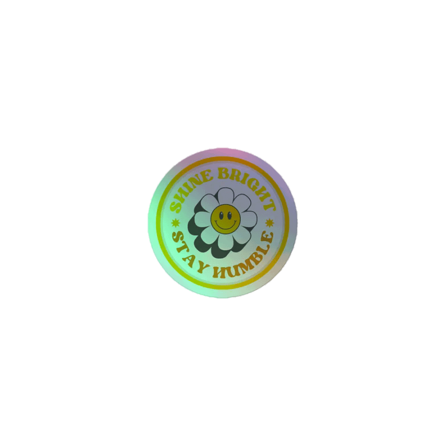 Shine Bright, Stay Humble Holographic Sticker Sheet product image (8)