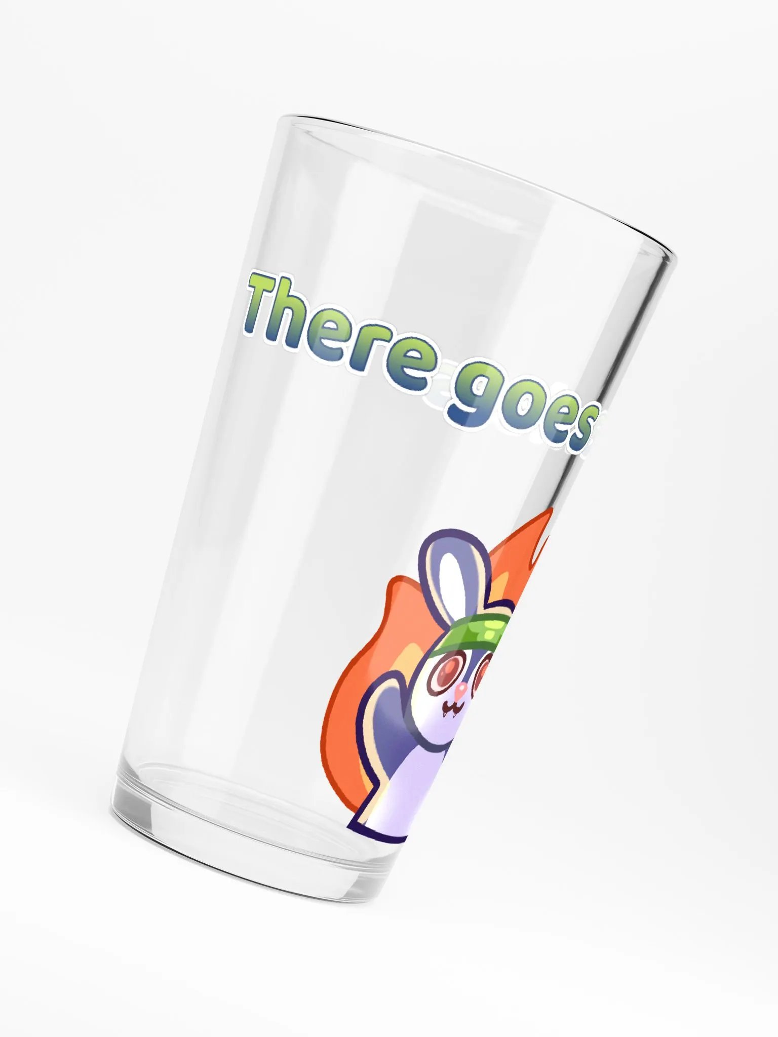 There goes Flawless Pint Glass product image (6)