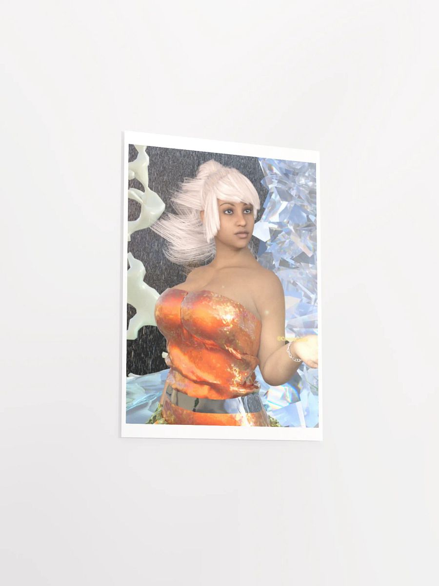 Ethereal White-Haired Woman Poster product image (36)