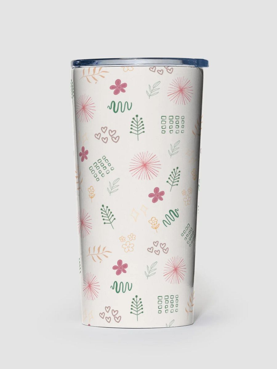 Botanical Doodles 20 oz stainless steel tumbler product image (1)