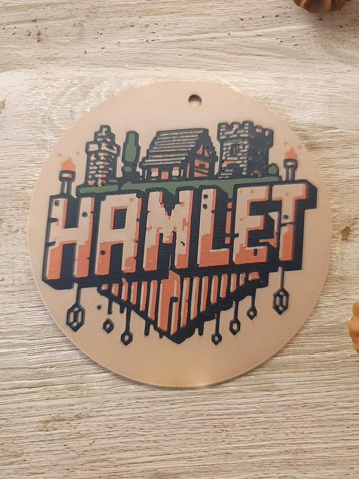 HamletCraft Logo 3D Model product image (1)