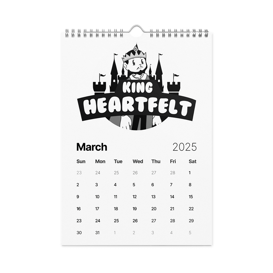 King Through The Ages Wall Calendar 2025 product image (9)