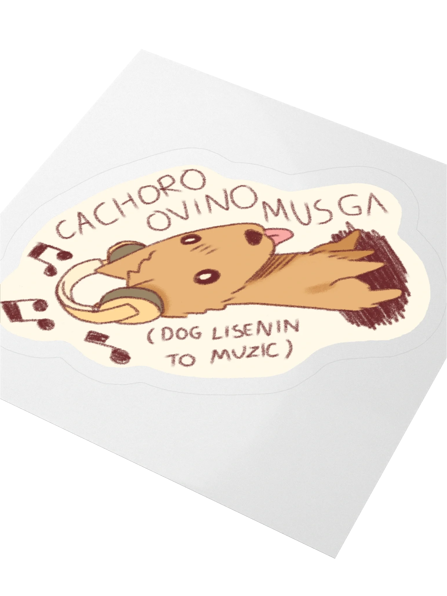 "cachoro ovino musga" Sticker product image (3)