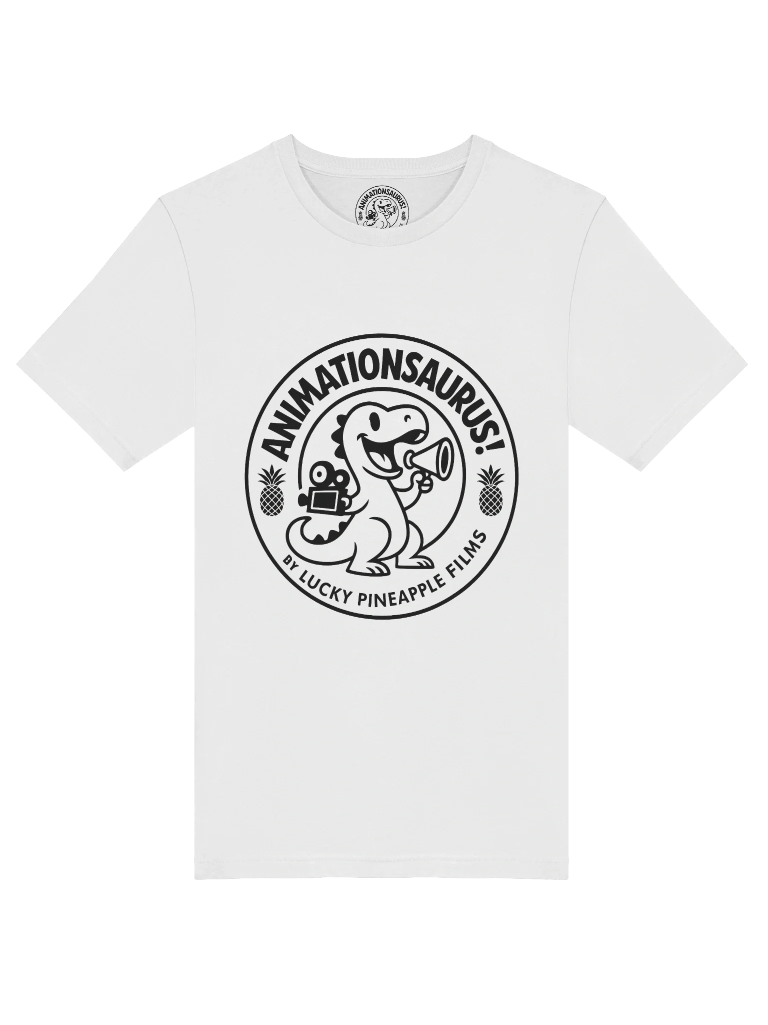 Animationsaurus! Dinosaur Logo (Black) Concert Tee Fit Unisex T-Shirt product image (101)