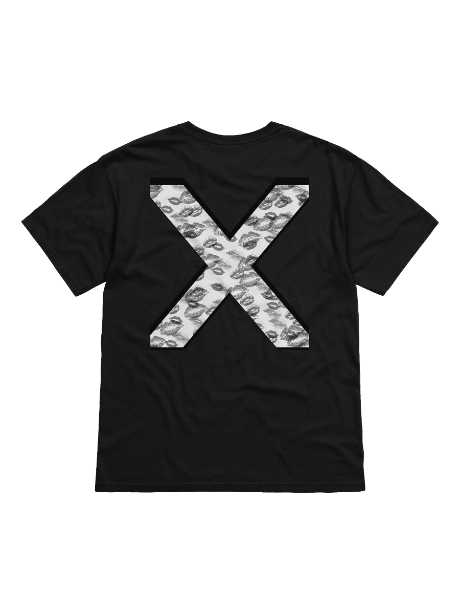 White X Black Lipstick Kisses | Shirt product image (1)