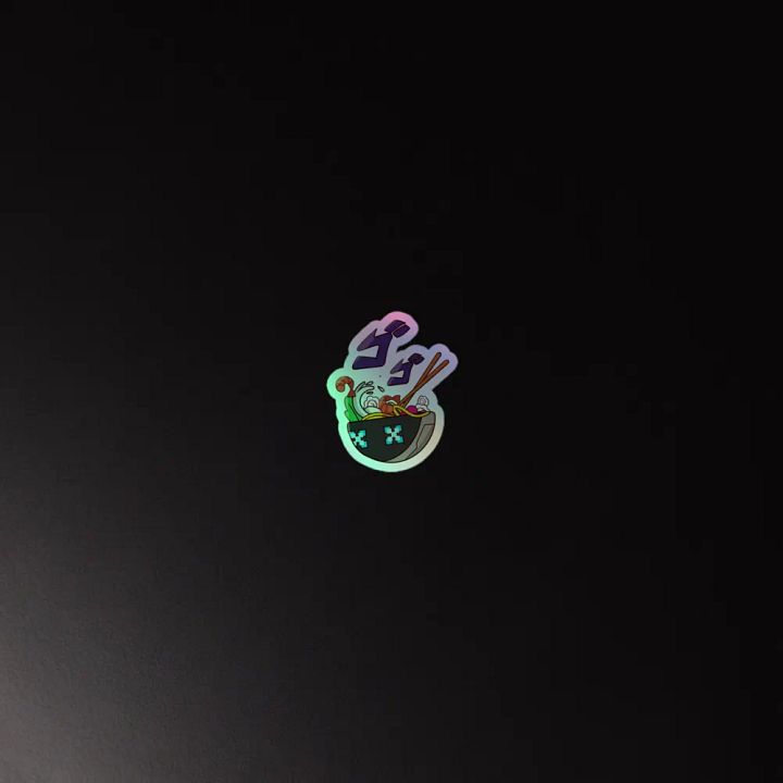 Bleep's Yomen Bowl holographic sticker product image (2)