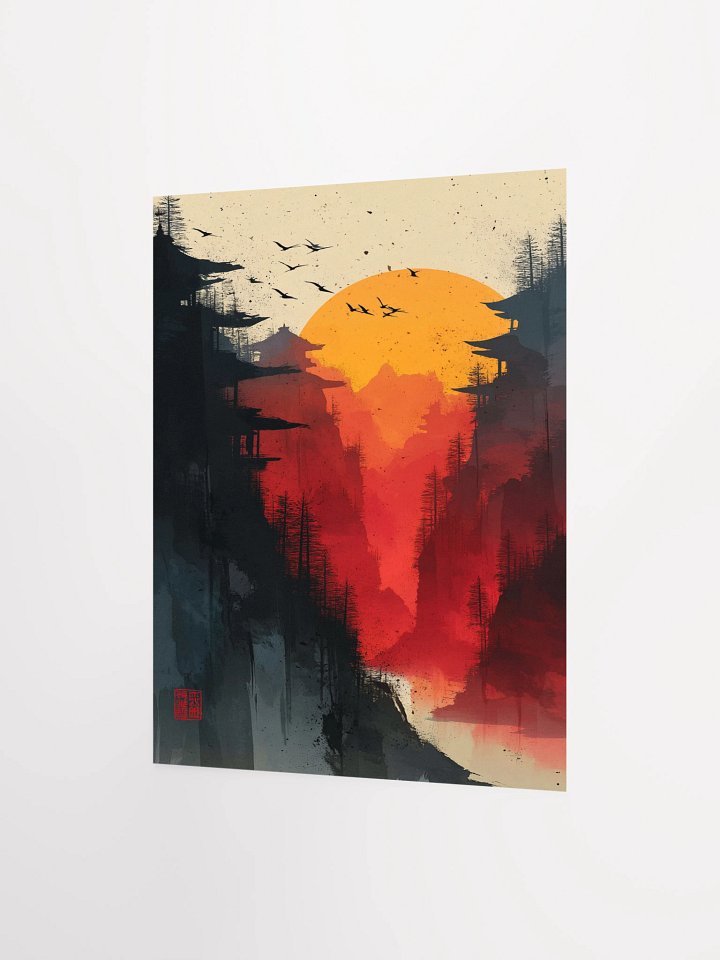 Crimson Peaks Matte Unframed Wall Art Paper Canvas product image (7)