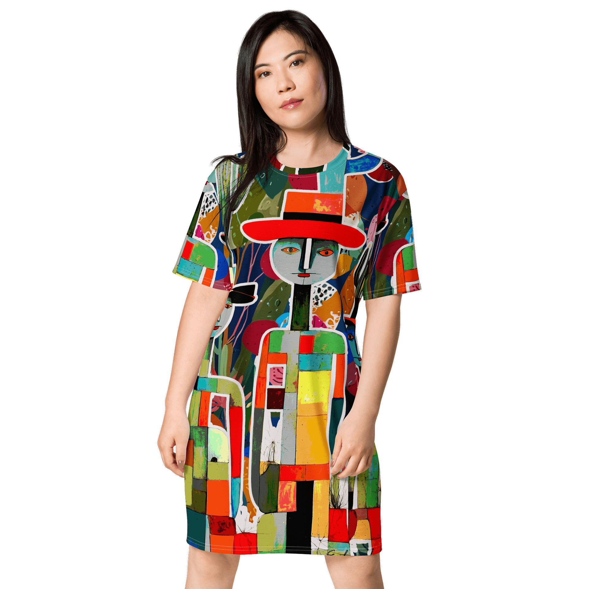 Cacti Amigos by Edward Martin T-Shirt Dress product image (1)