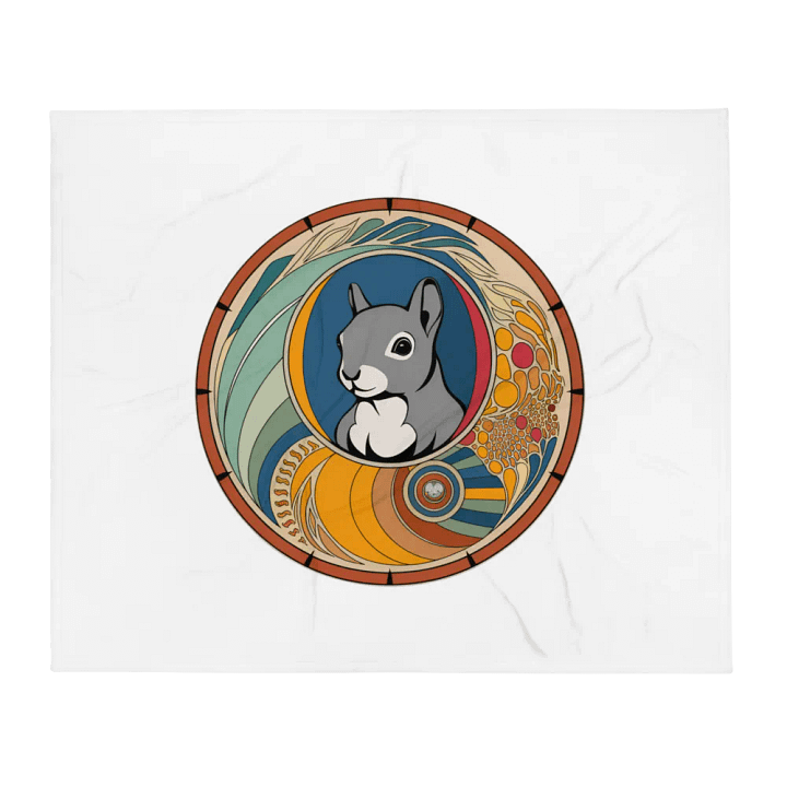 Ultra soft and plushy blanket: Pooky Art, boho X Art Nouveau X Illustration X avant garde product image (1)