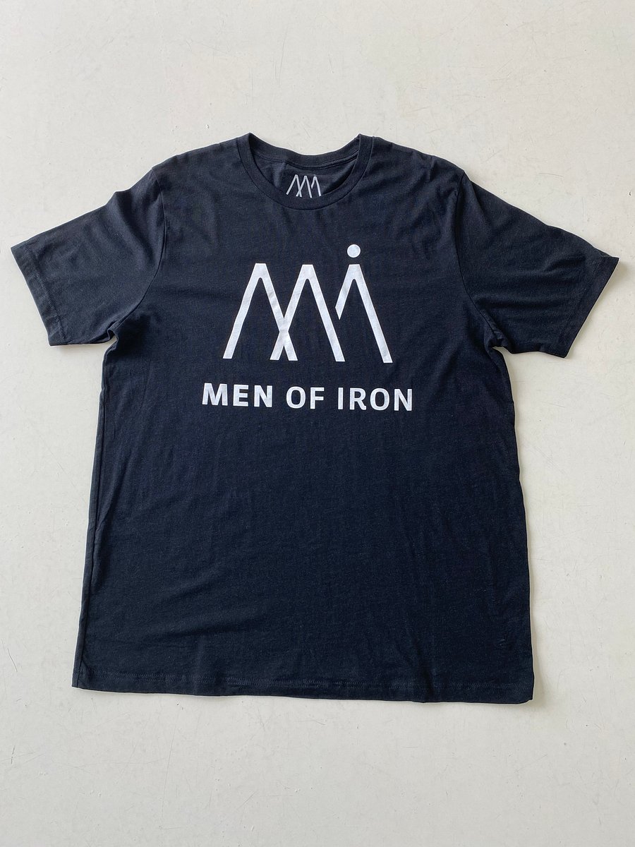 MEN OF IRON Black T-shirt product image (1)