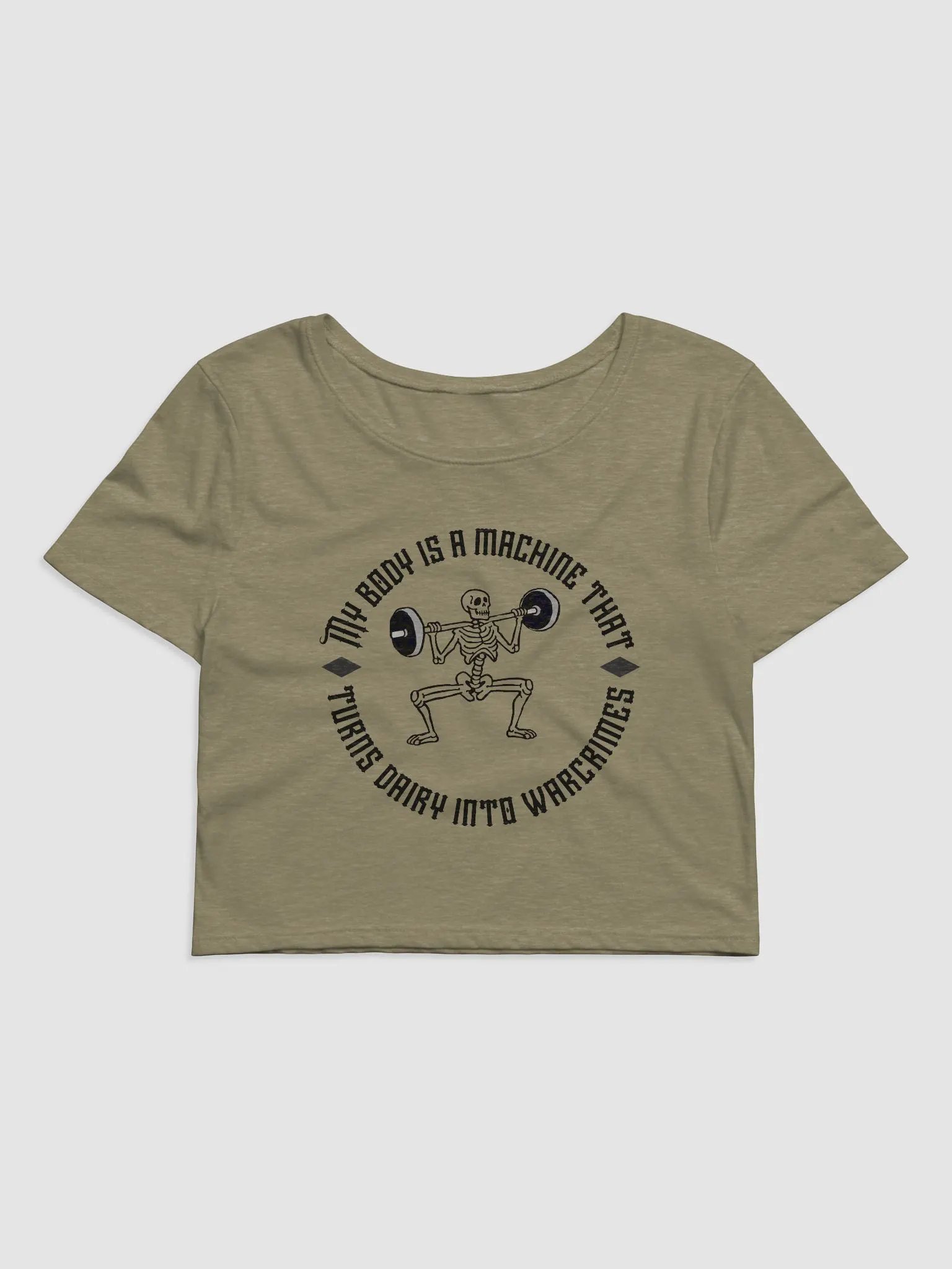 Dairy Crimes Women's Crop Tee product image (1)