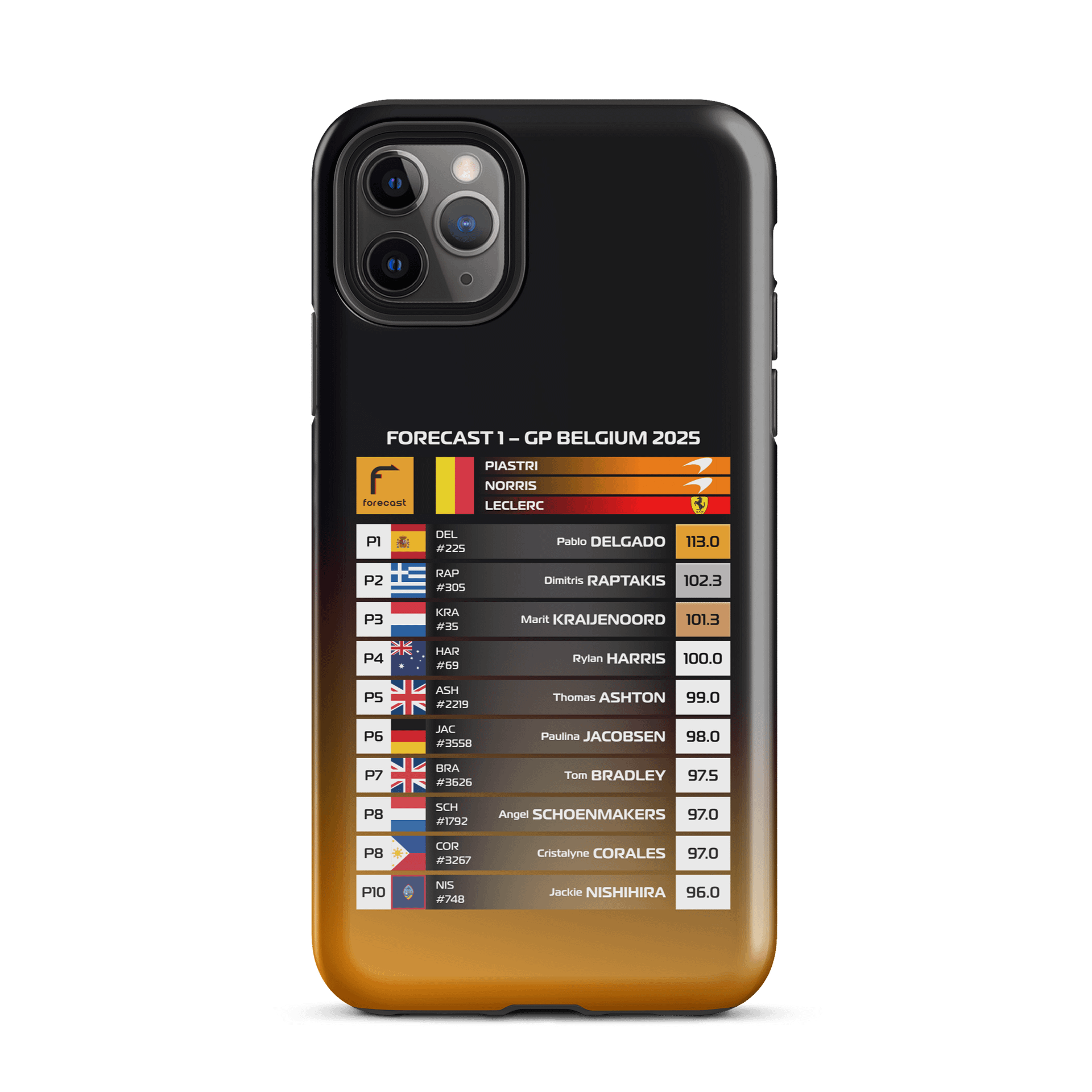 GP Belgium 2025 iPhone Case product image (2)