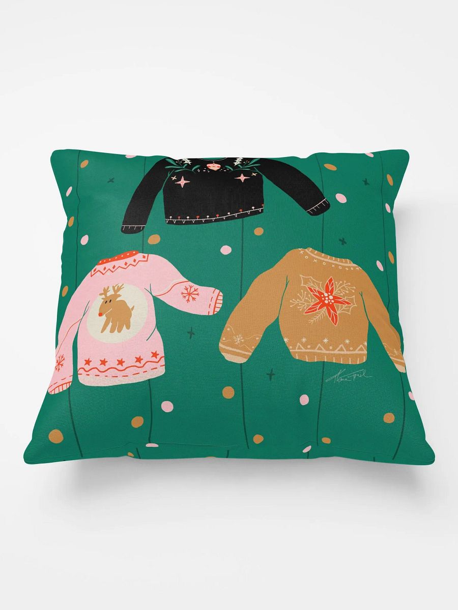 Cheerful Holiday Sweater Pillow product image (2)