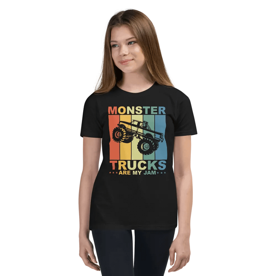 Jammin' Monster Trucks Youth T-Shirt product image (2)