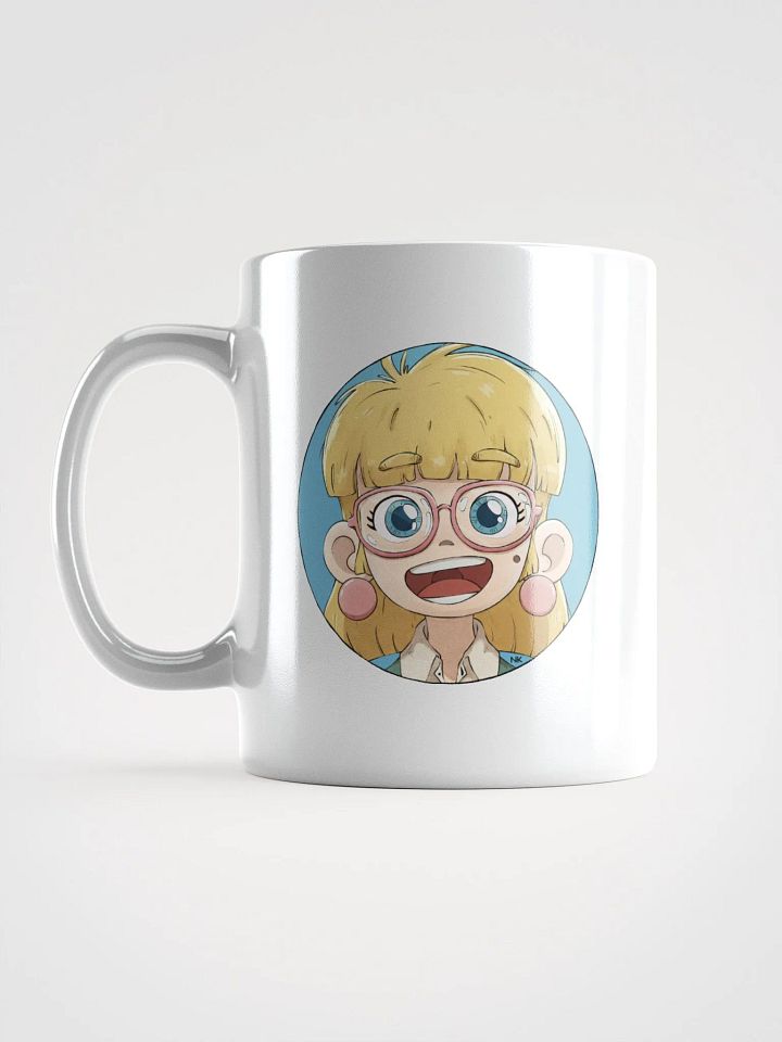 Lily | White Glossy Mug product image (1)