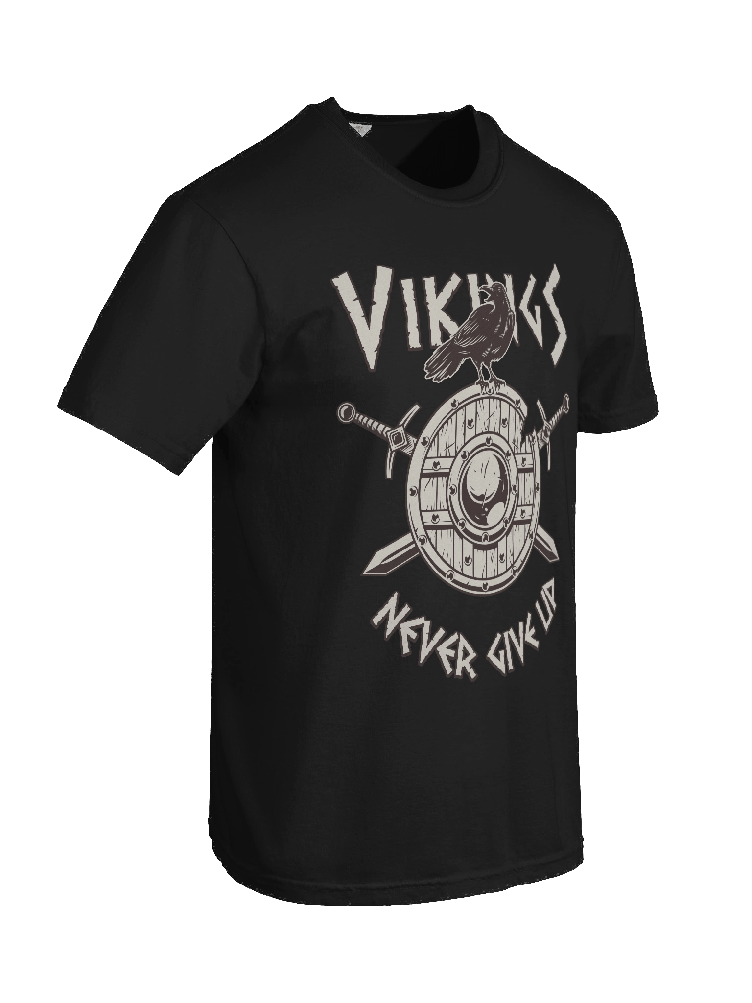 Vikings Never Give Up T-Shirt product image (8)