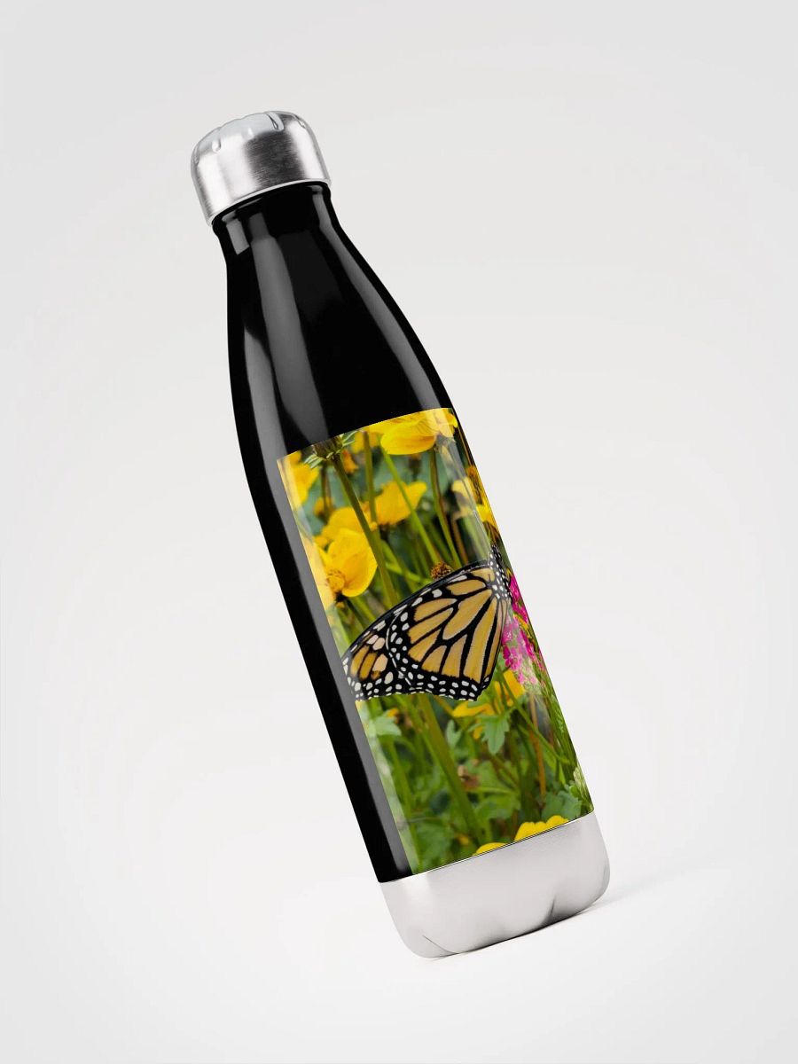 Tropical Monarch Butterfly Stainless Steel Water Bottle product image (4)
