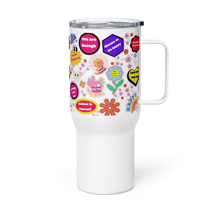 Empowerment Sticker Collage Travel Mug product image (3)