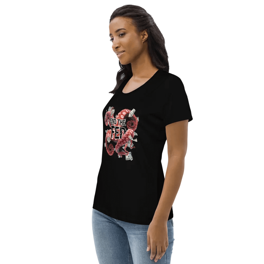 “End The Fed” Women’s Fitted T-Shirt product image (4)