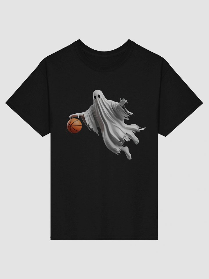 Spooky Hoops Ghost Basketball T-Shirt product image (1)