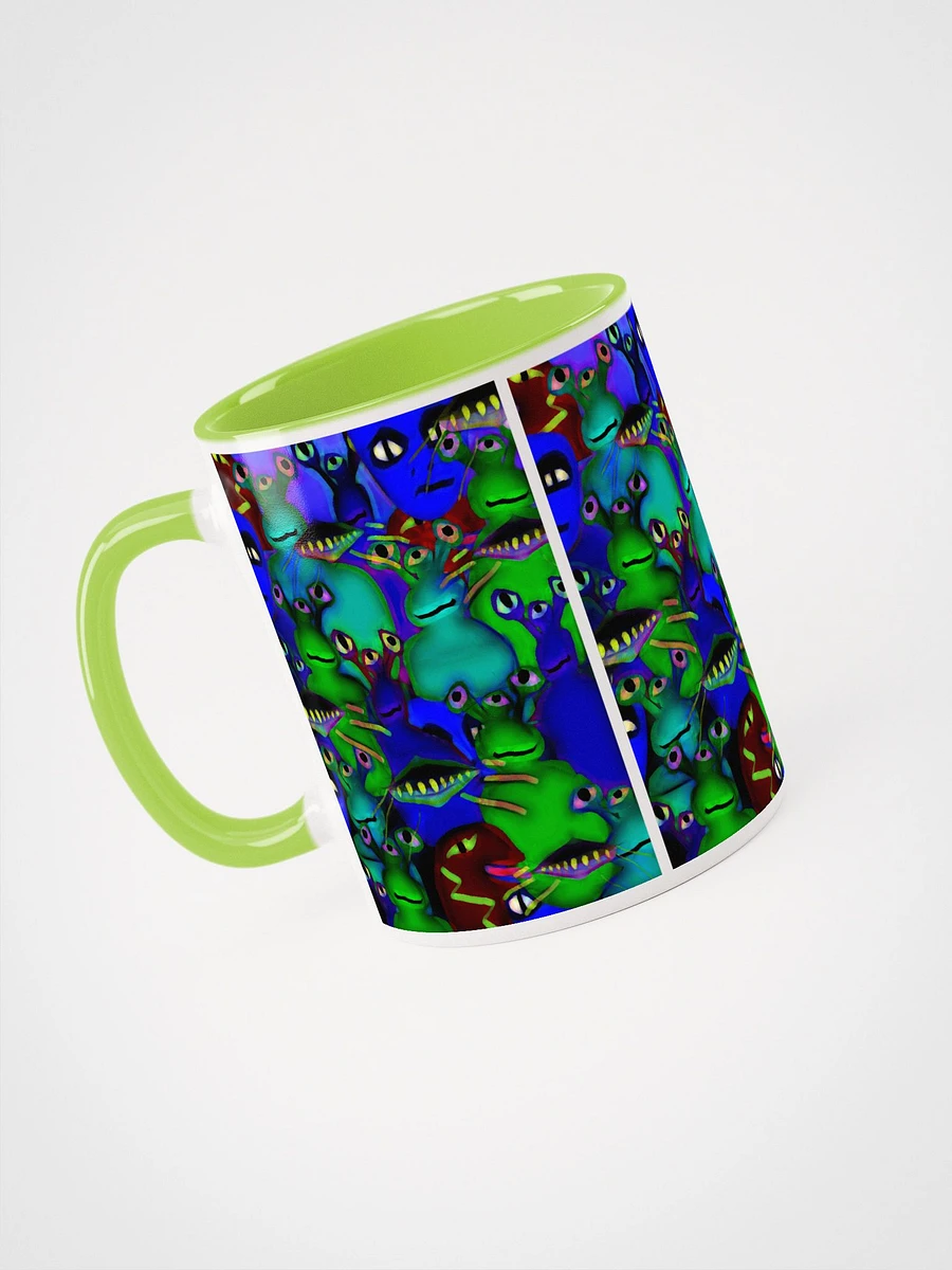 Aliens Collage Green Coffee Mug product image (3)