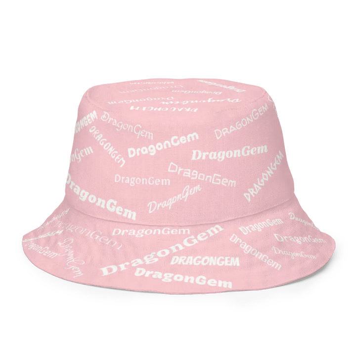 DragonGem Pink Reversible Bucket Hat product image (1)