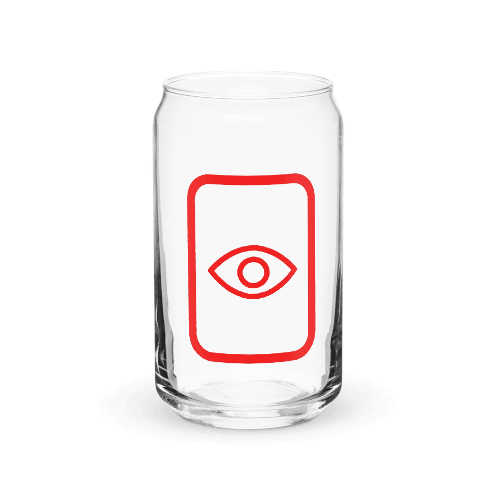 EyeSeeThru Logo Can-Shaped Glass product image (3)