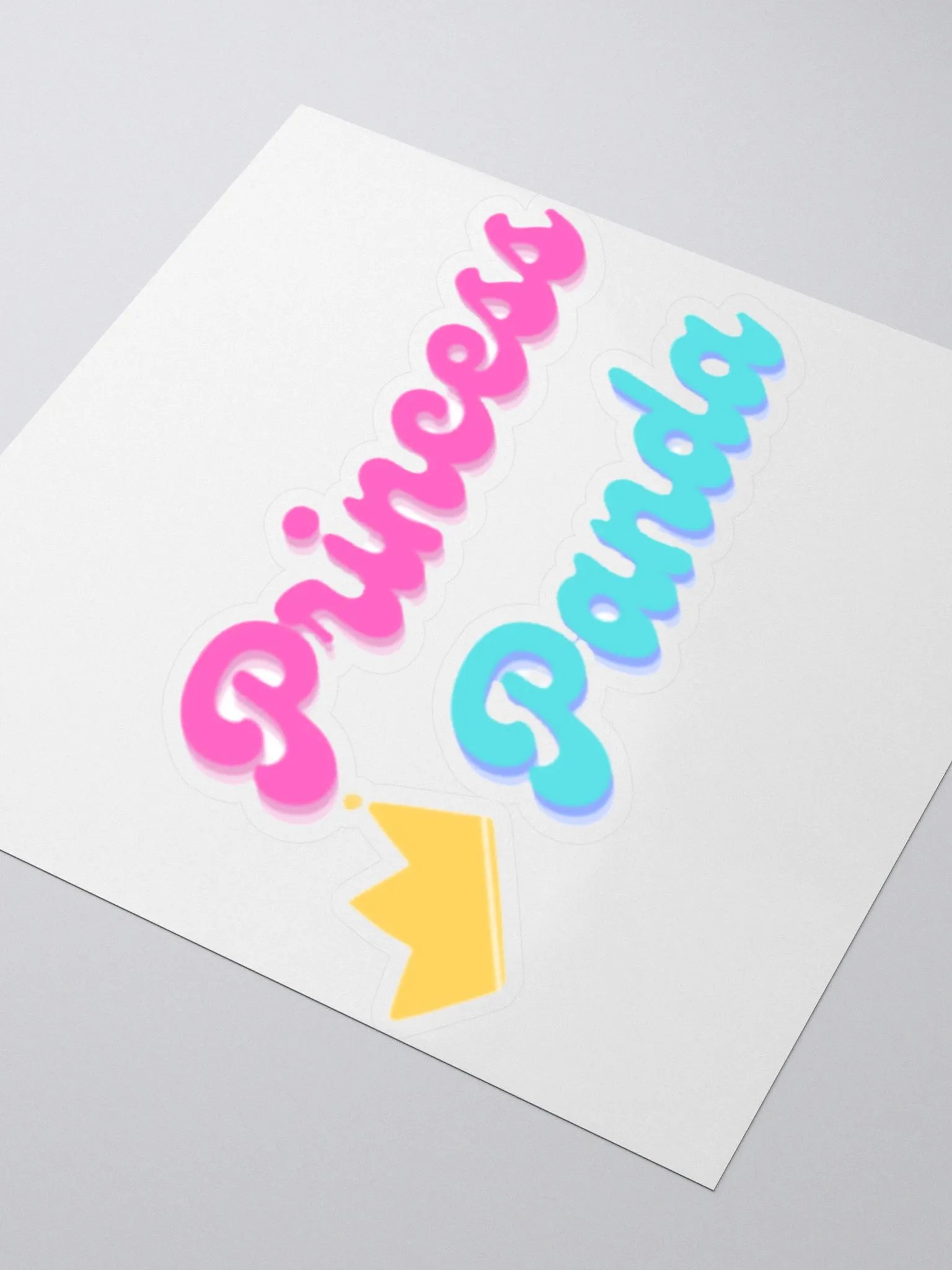 princess panda sticker product image (7)