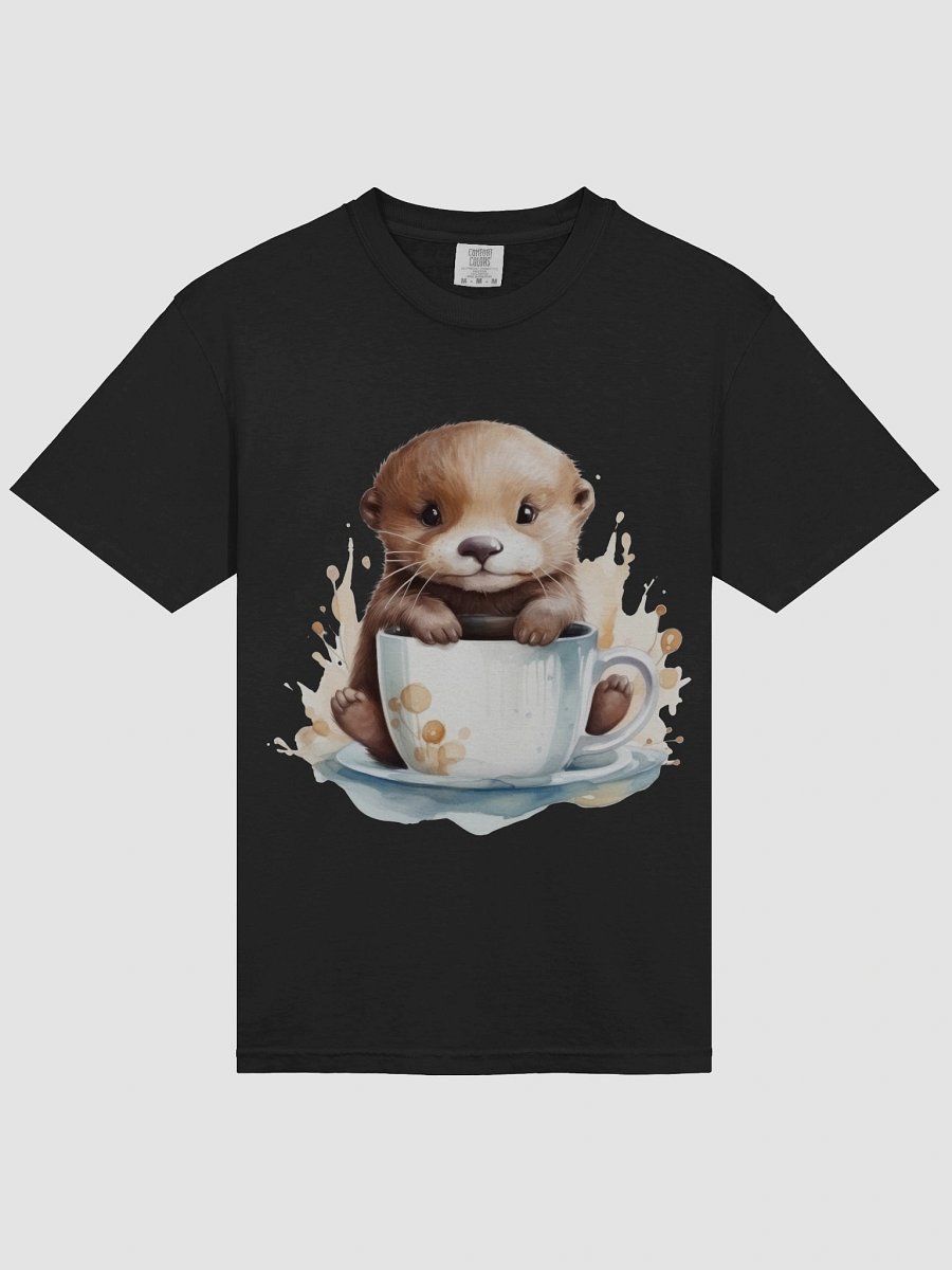 Otter in a Cup Cartoon T-Shirt product image (19)