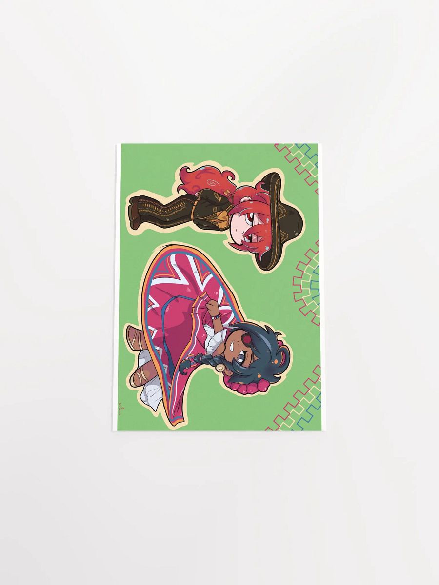 Mexican Pride Diluc & Kaeya Print (Genshin Impact) product image (4)