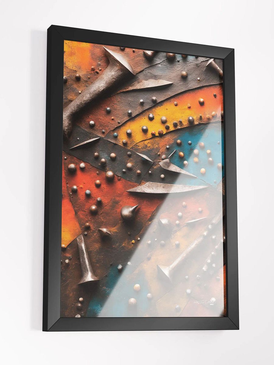 A Work of Art Bearing the Marks of Time: Rusty Iron Painting product image (4)