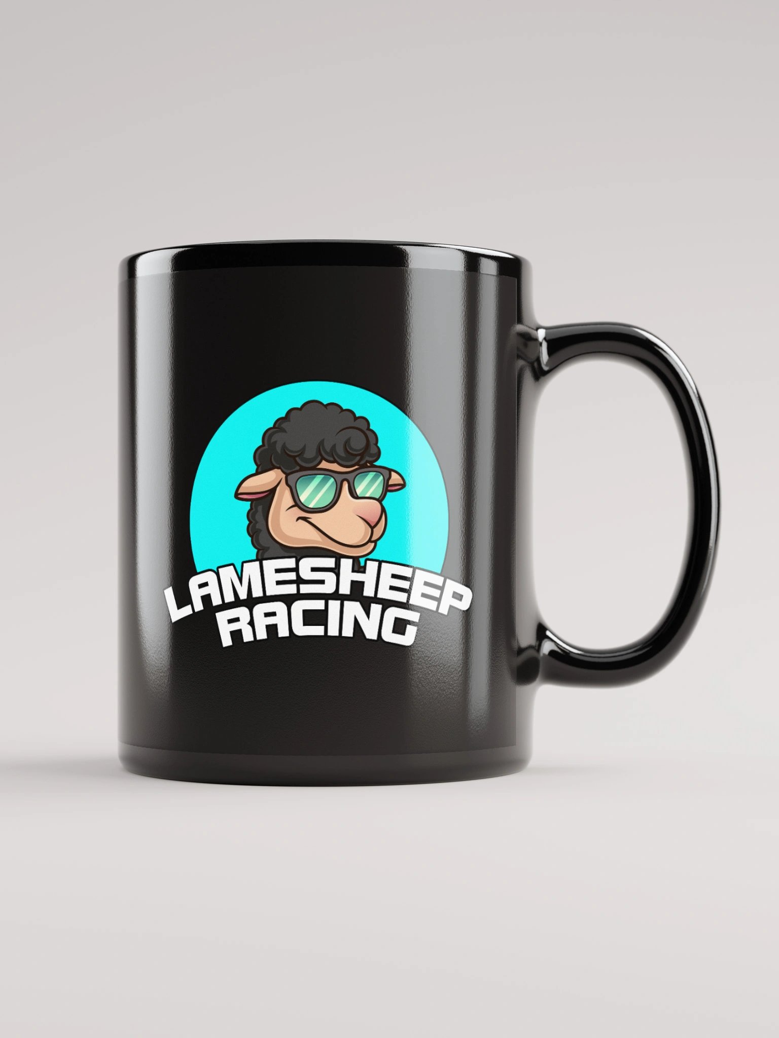 Cool Sheep Black Mug product image (1)