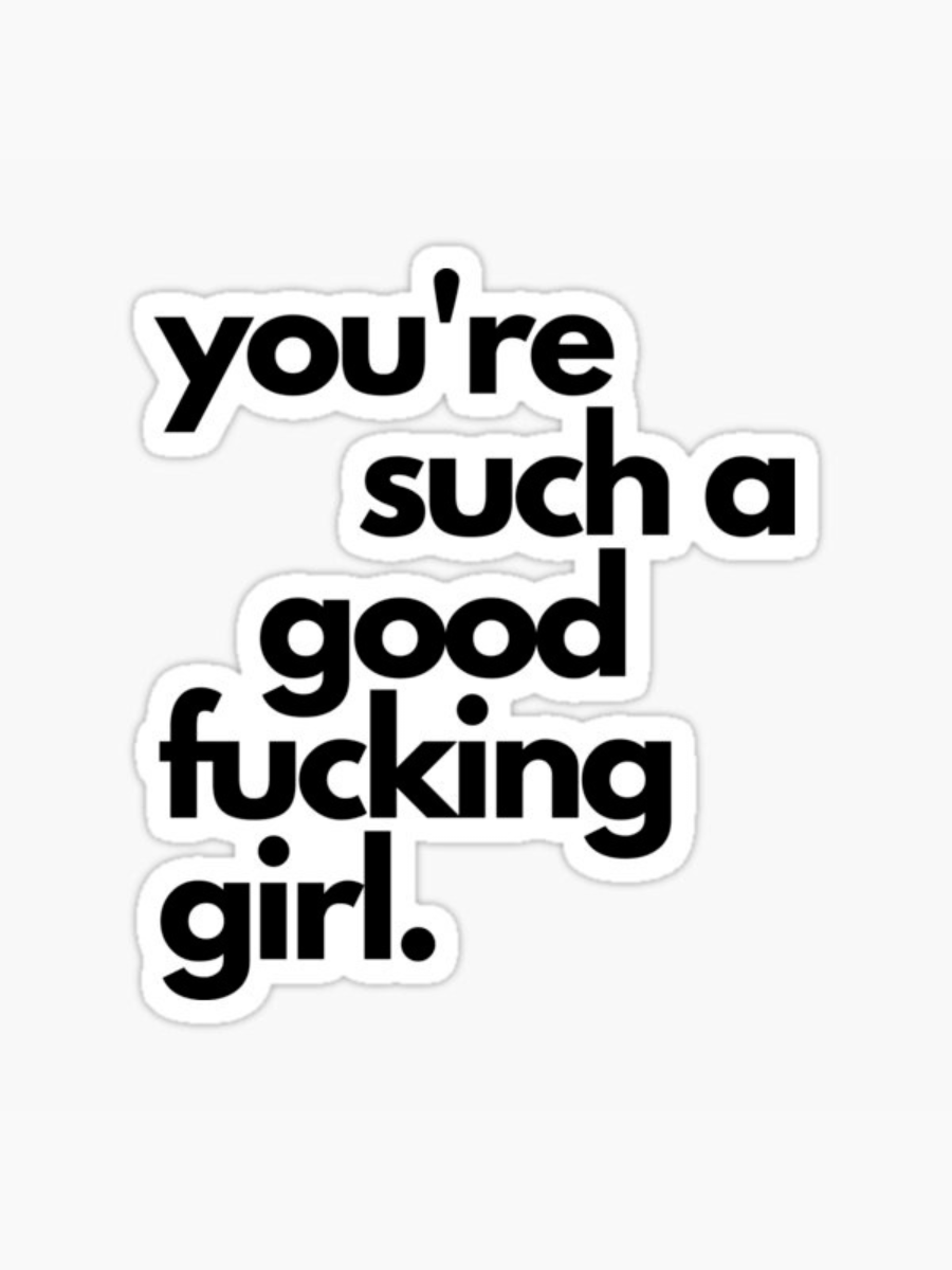 "Good Girl Praise Kink" Sticker product image (1)