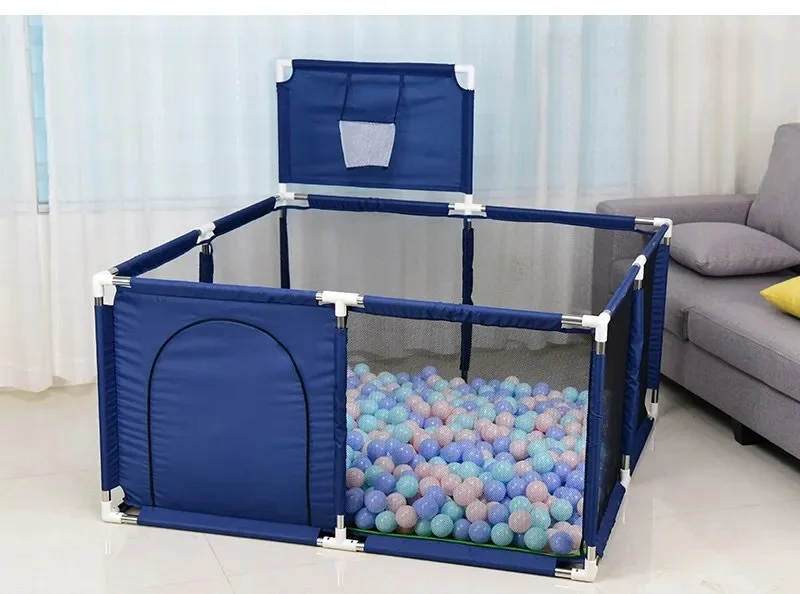 Baby Playpen with Basketball Board – Large Safe Activity Yard for Toddlers product image (1)