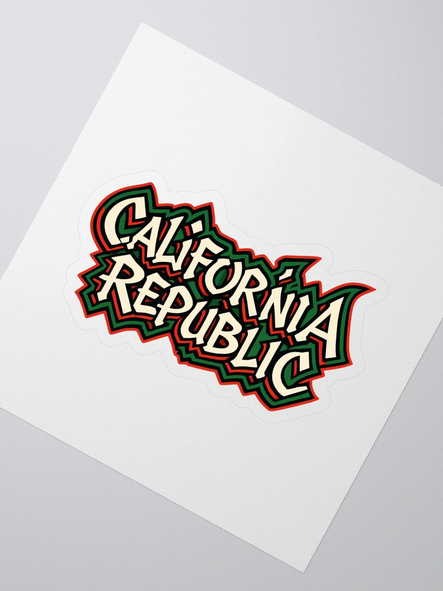 California Republic Graffiti Sticker product image (2)