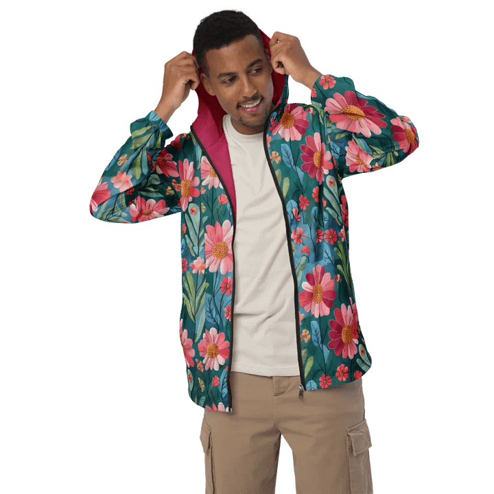 Wild Berry Breeze All-Over Windbreaker product image (1)