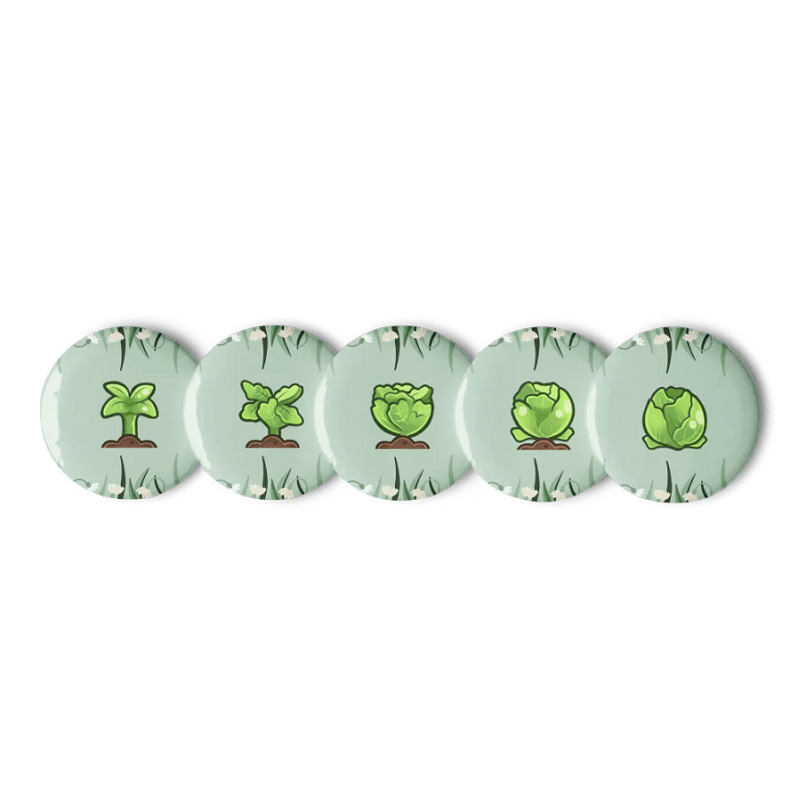 The Cabbage pin set! product image (5)