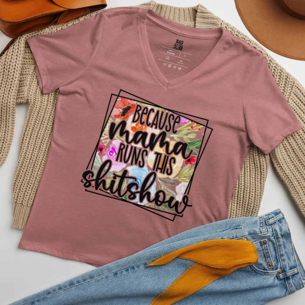 Floral Mama V-Neck Tee product image (20)