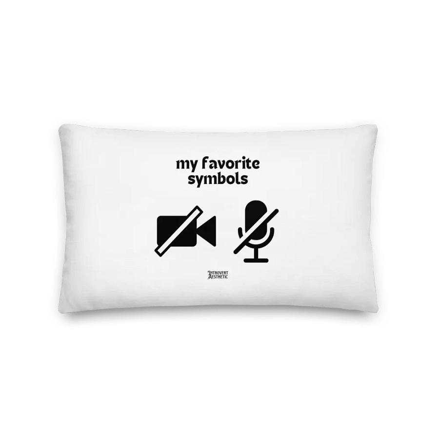 Symbols of an Introvert All-Over Print Pillow product image (2)