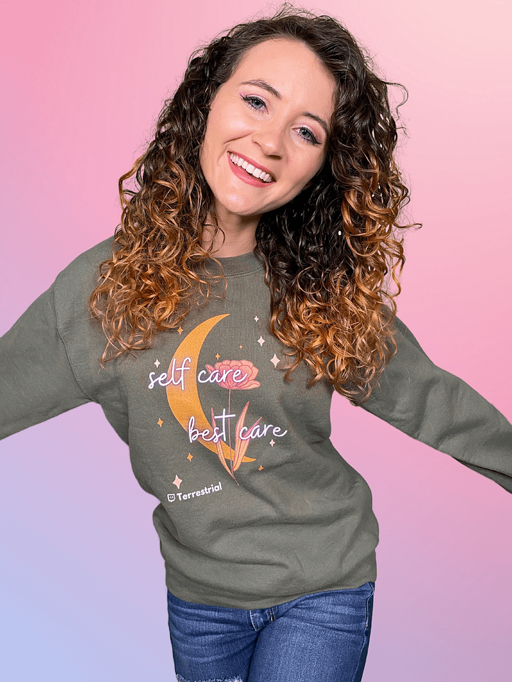 Self Care Best Care Moon Crewneck product image (1)