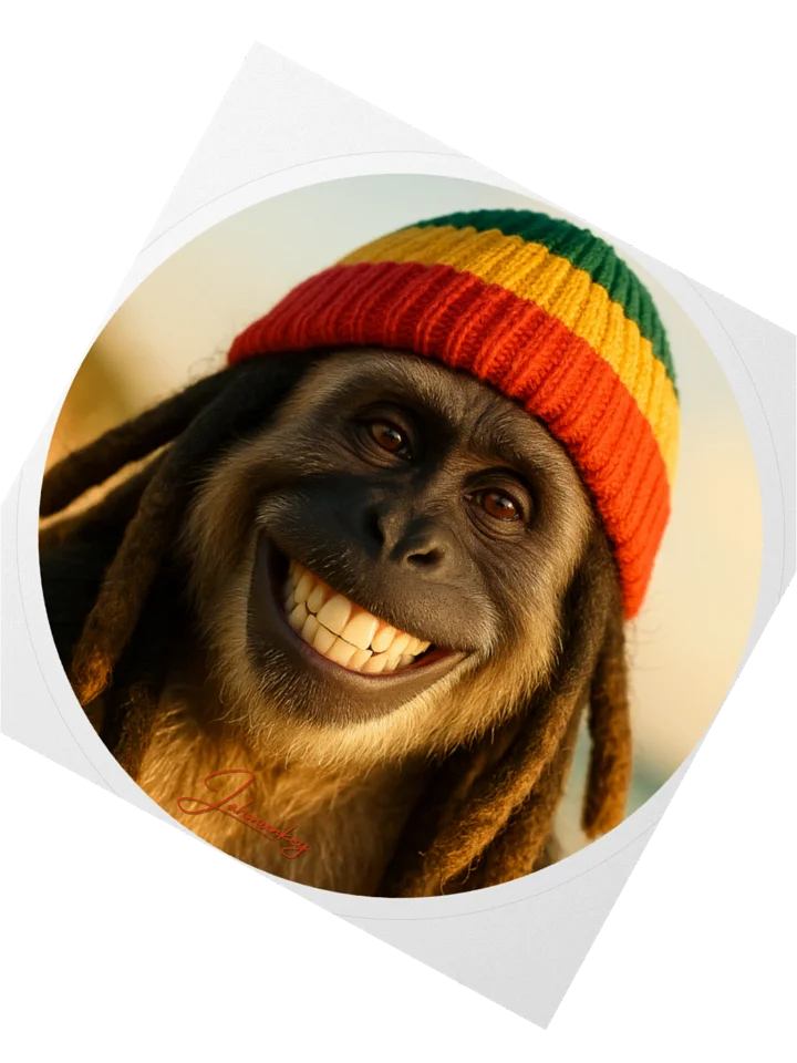 Jahmunkey Signature Sticker product image (2)