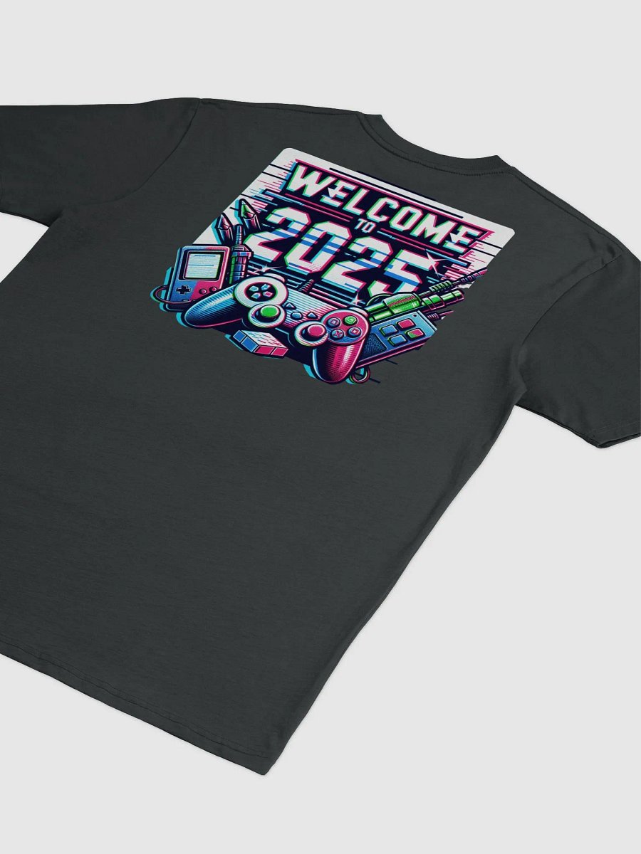 Gamer T-Shirt – Futuristic “Welcome to 2025” with RGB Lights product image (24)
