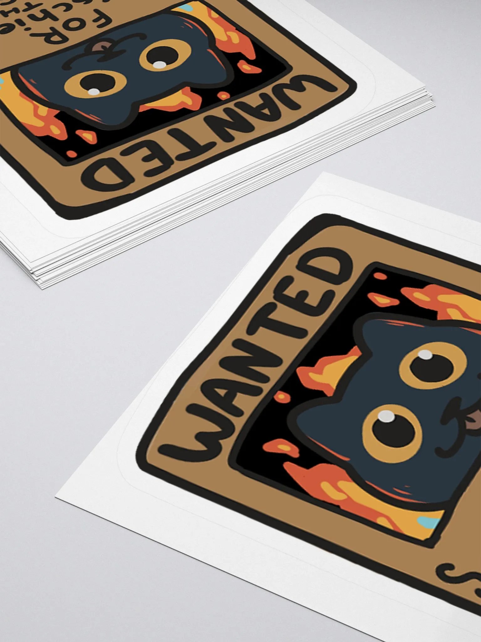 Straw Cat – Wanted Sticker product image (10)