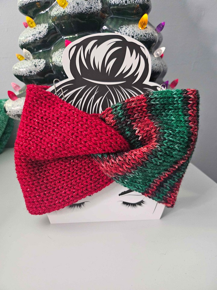 Festive Fun and Red Twinkle Ear Warmers product image (1)