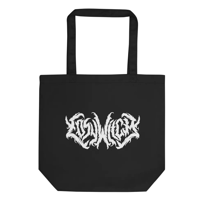 Cosy Black Metal Eco Cotton Tote Bag - Black product image (1)