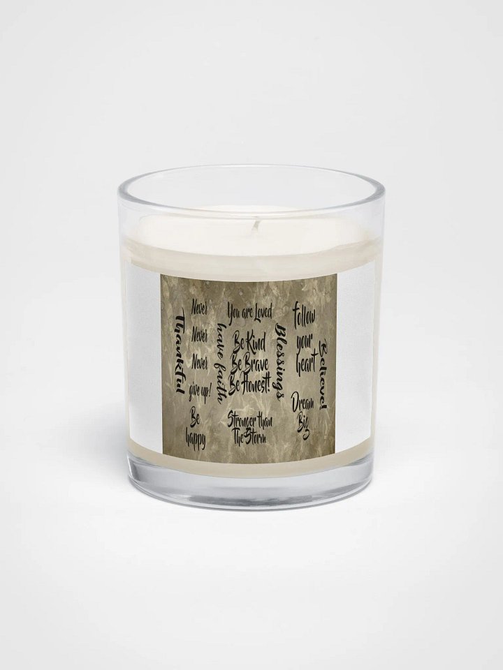 Positivity Affirmation Soy Wax Candle product image (1)