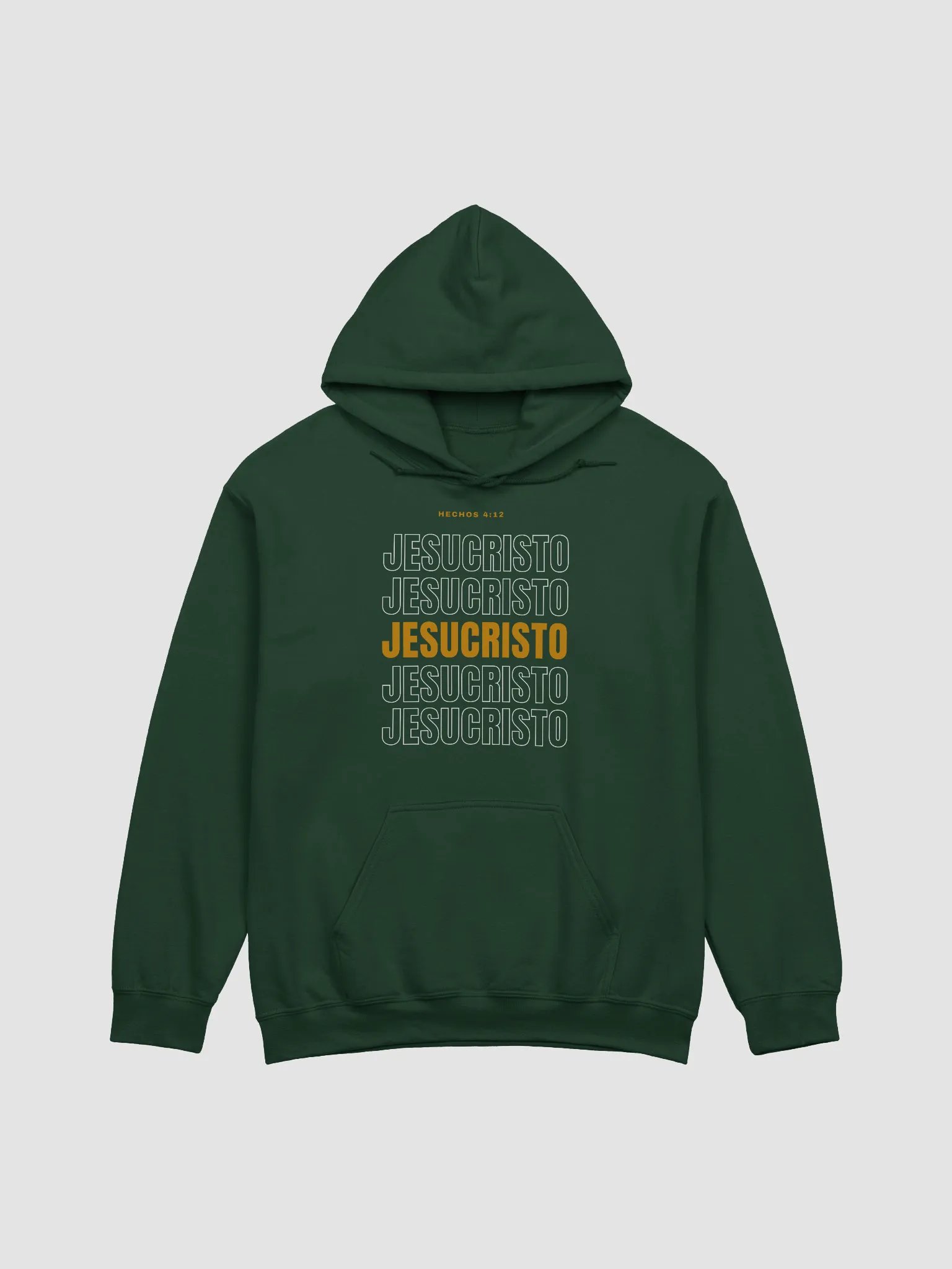 Sudadera Unisex Con Capucha | Hechos 4:12 Jesucristo product image (19)