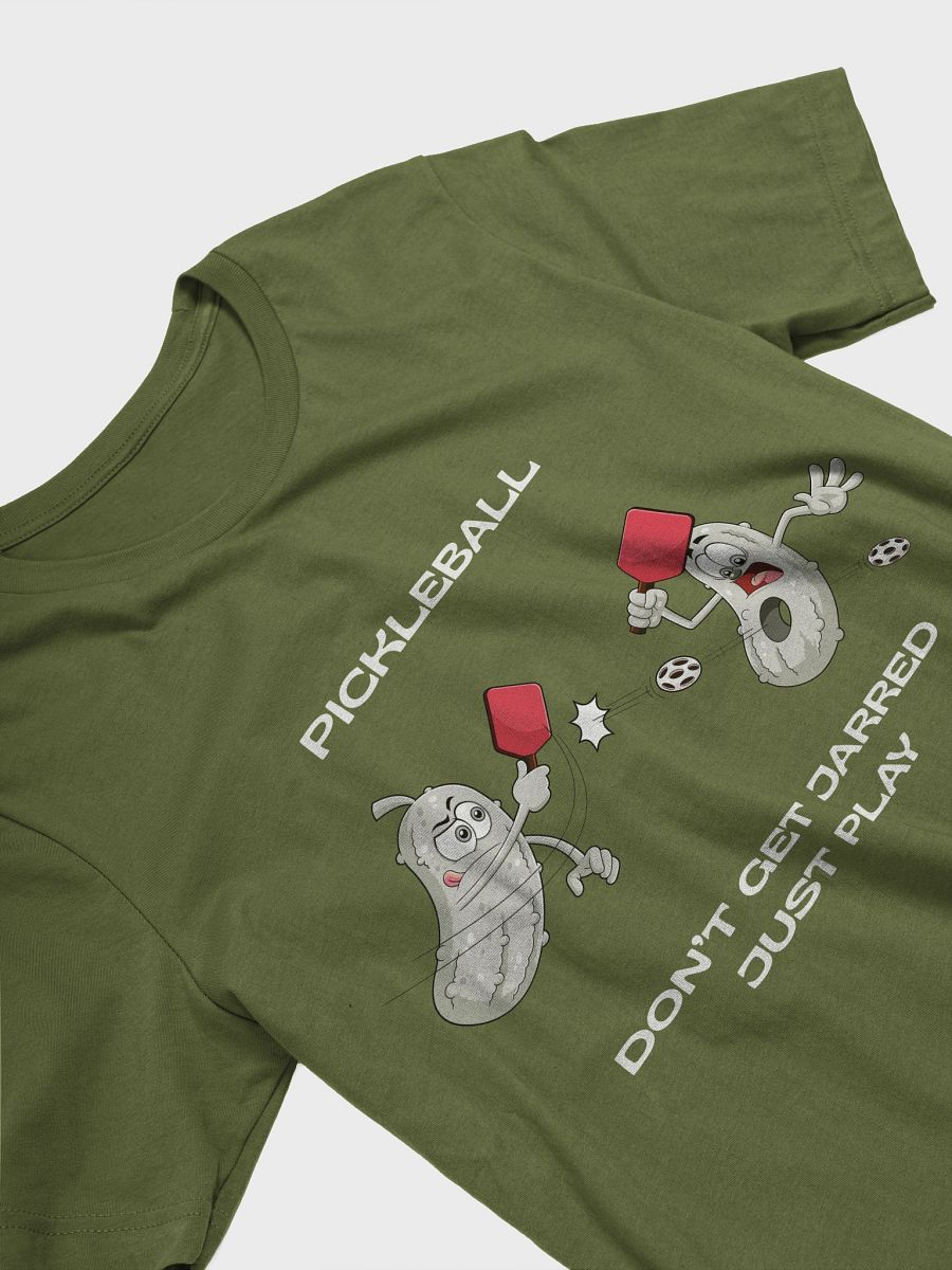 Pickleball Don't Get Jarred Just Play Supersoft T-Shirt product image (29)