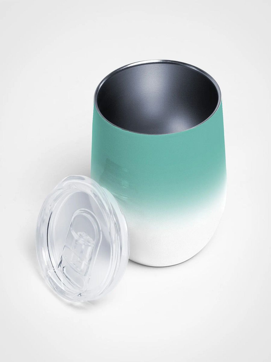 Wine tumbler - Soft green gradient product image (3)