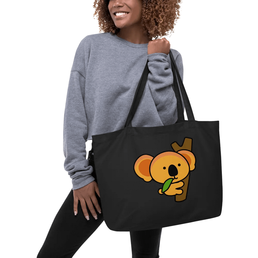 Koala Hug Organic Tote Bag product image (5)